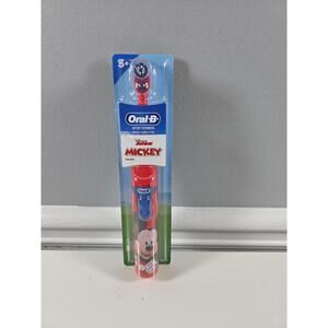 Mickey Mouse Oral-B Kids Spin Brush NEW Electric Toothbrush Ages 3+